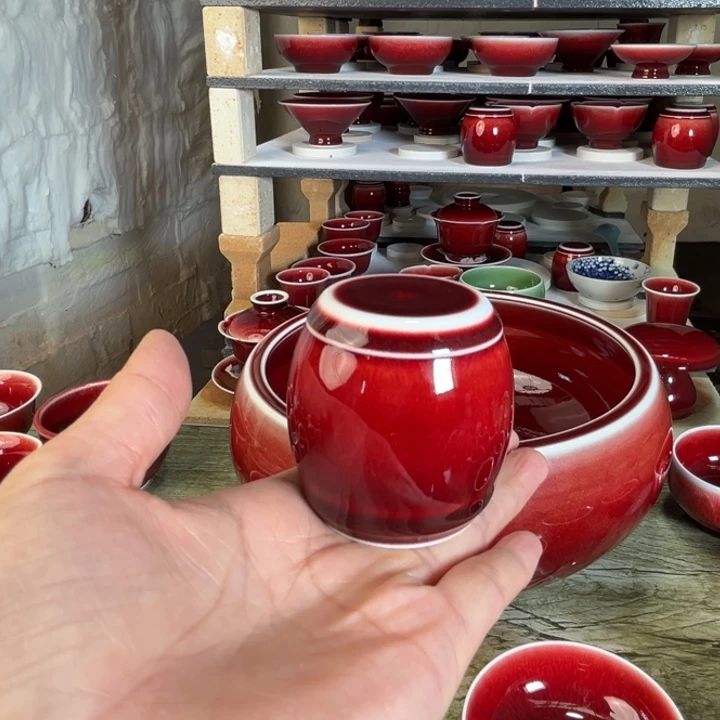 景德镇浅行窑墩墩盖置