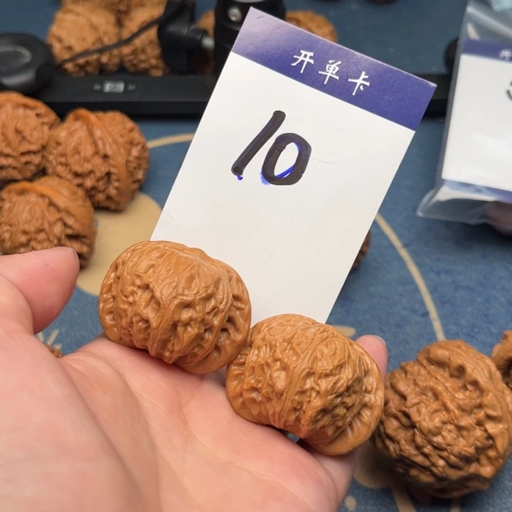 吊坠文玩核桃纯***菜战鼓 40全品 10