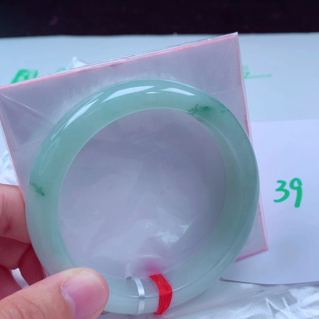 未镶嵌手镯翡翠缅甸天然A货翡翠手镯59.8