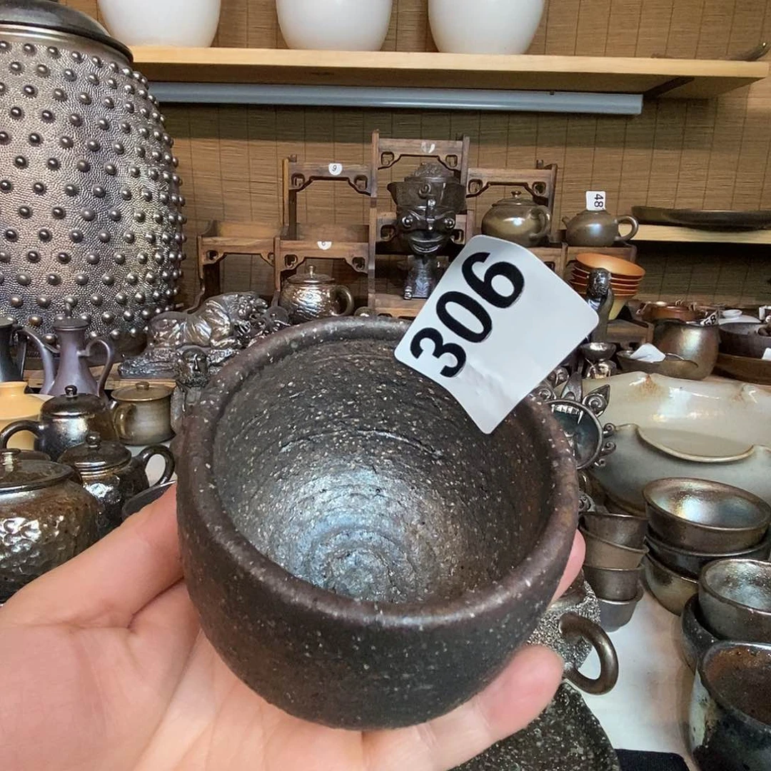 高温柴烧陶泥主人杯