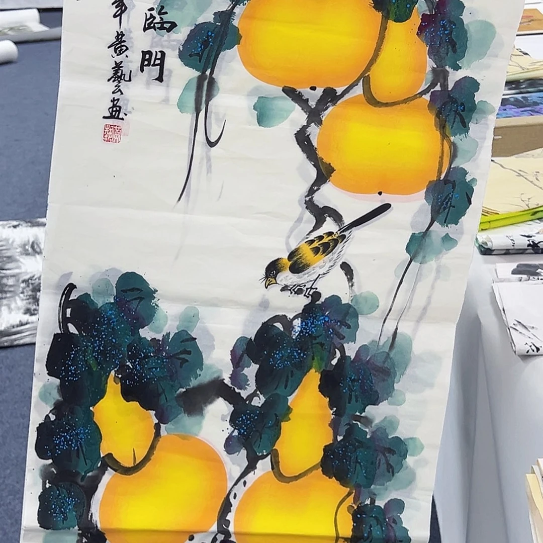 国画事事顺心如意万事如意