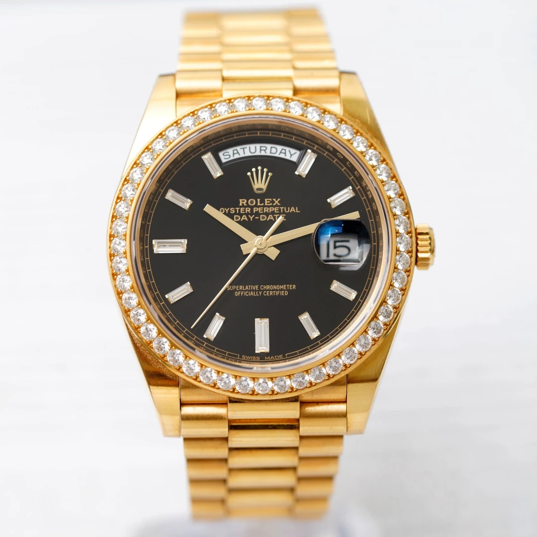 95新 Rolex/劳力士 21年钻圈黑冰糖男士机械腕表（尾款）