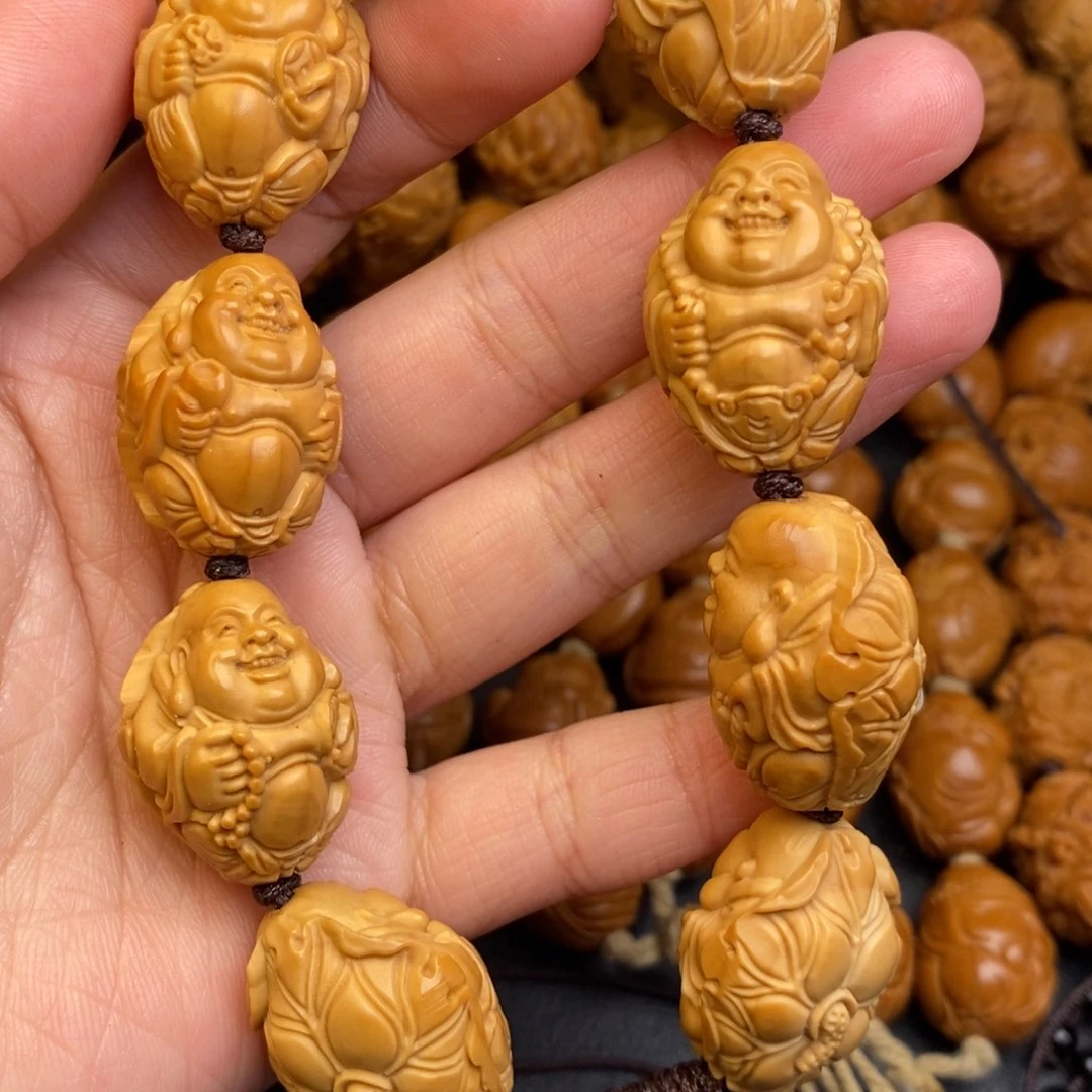 橄榄核吊坠荷叶米勒1.8