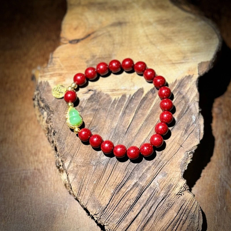 天然辰砂S-1680精品文玩手串