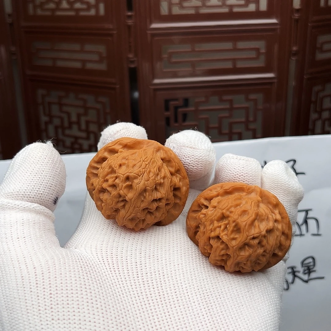 安***霖文玩核桃把件宫灯