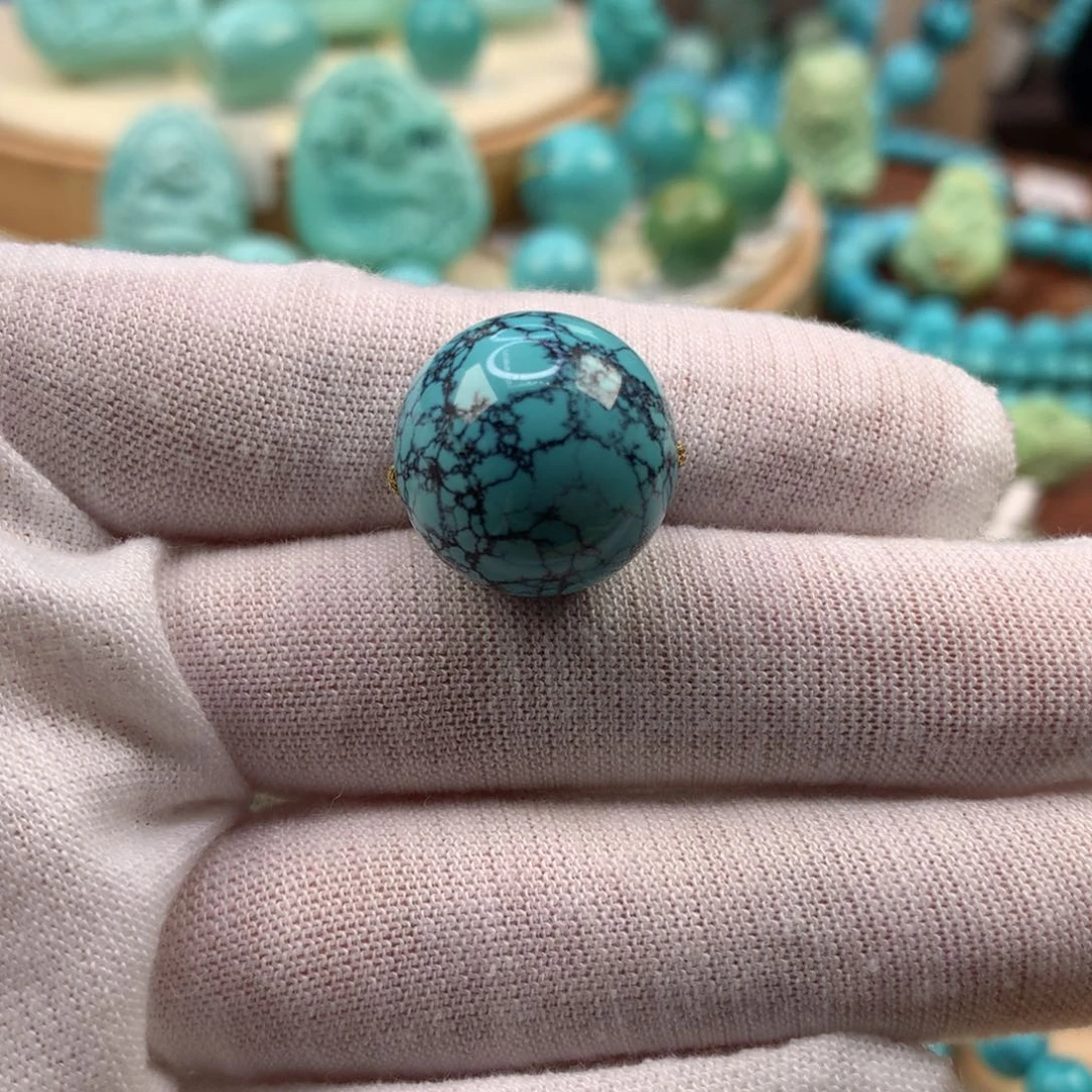 绿松石未镶嵌珠宝奇石17mm