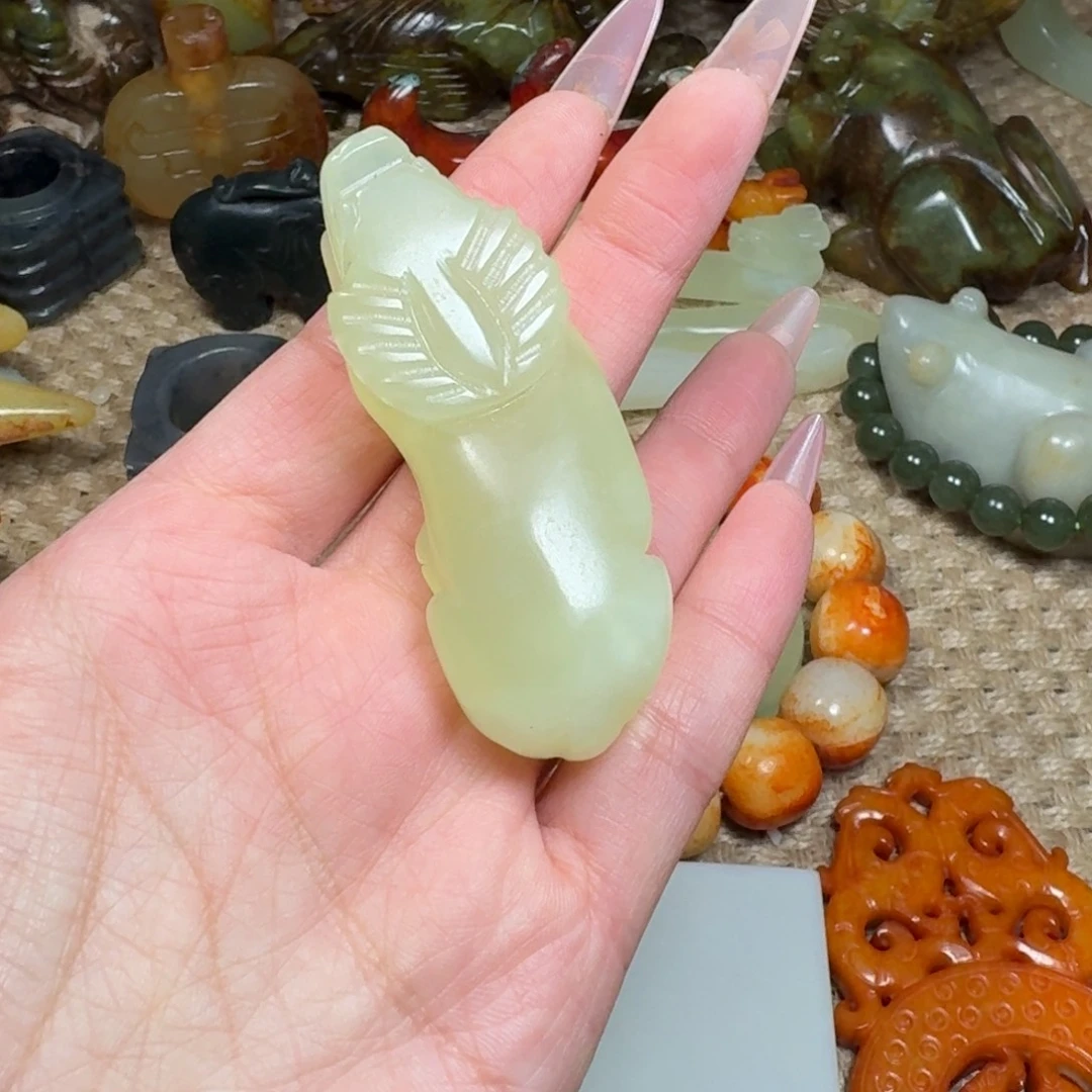 吊坠白玉菩提挂件