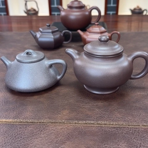 茶壶紫砂火*石瓢掇只