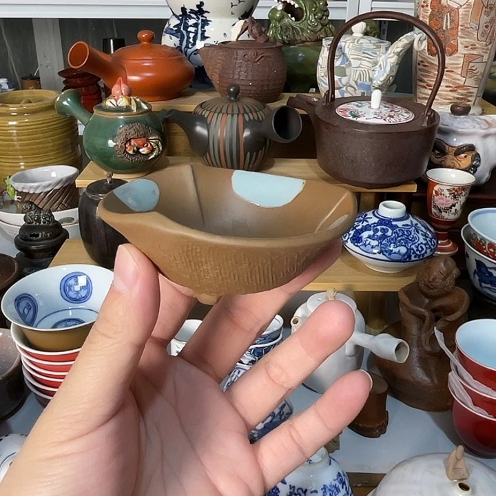 瓷片万古好看的杯子
