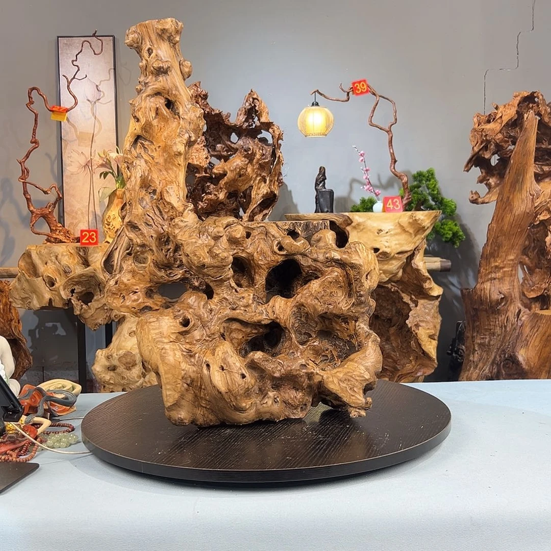 沁***门香榧木根雕摆件333333333
