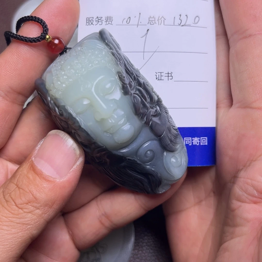 和田玉未镶嵌吊坠(不含链)油****号