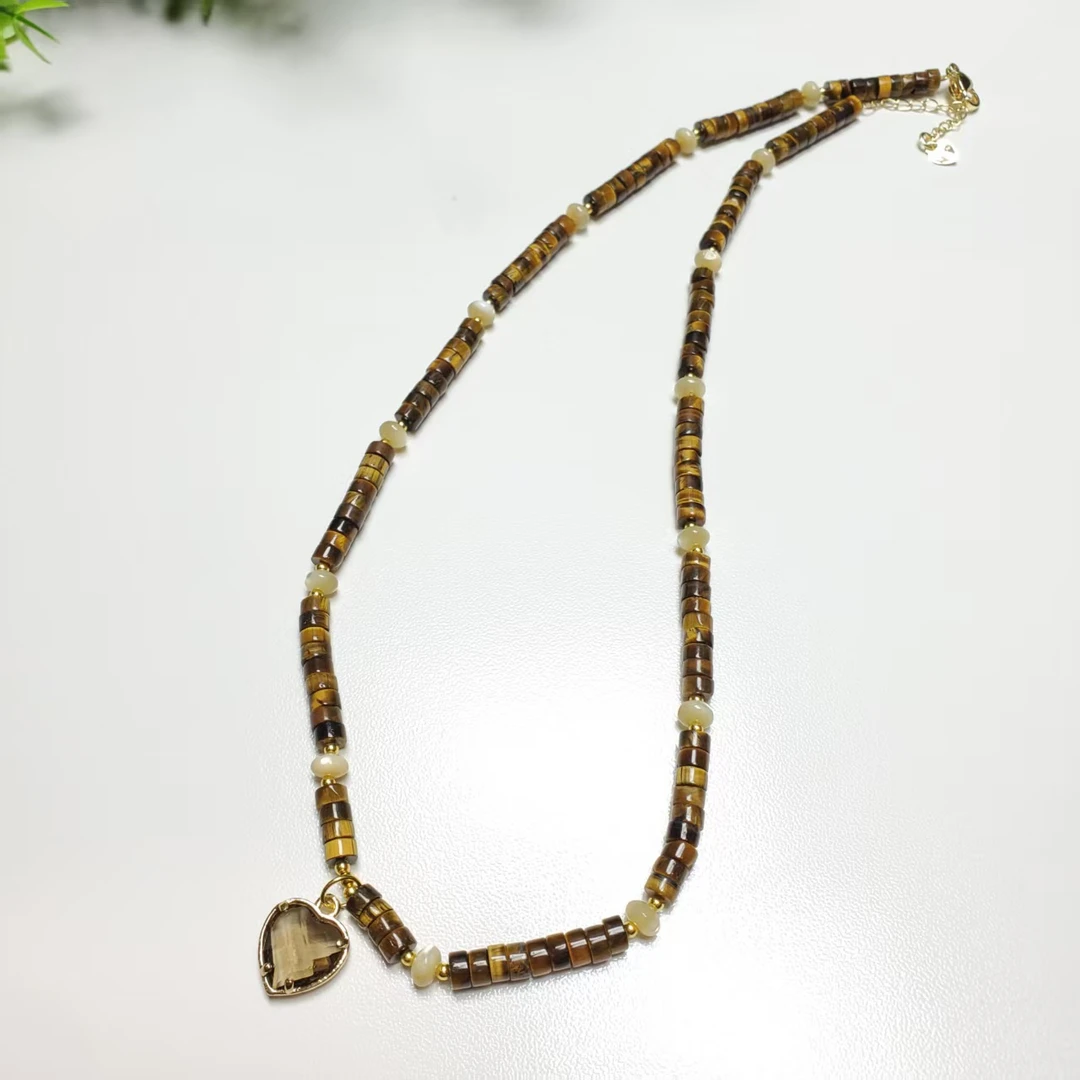 S793【赵小姐】彩虎眼百搭设计款项链