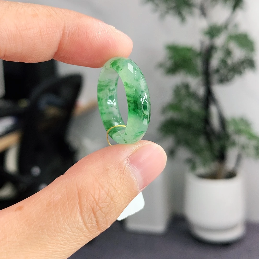 翡翠未镶嵌戒指14号