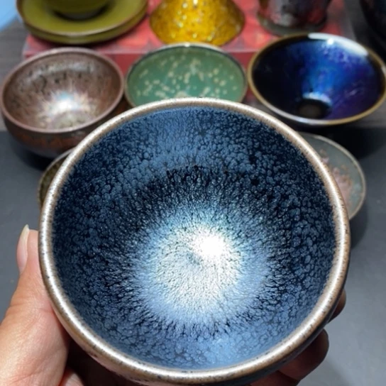 茶盏建盏主人杯茶壶盖碗品茗杯043