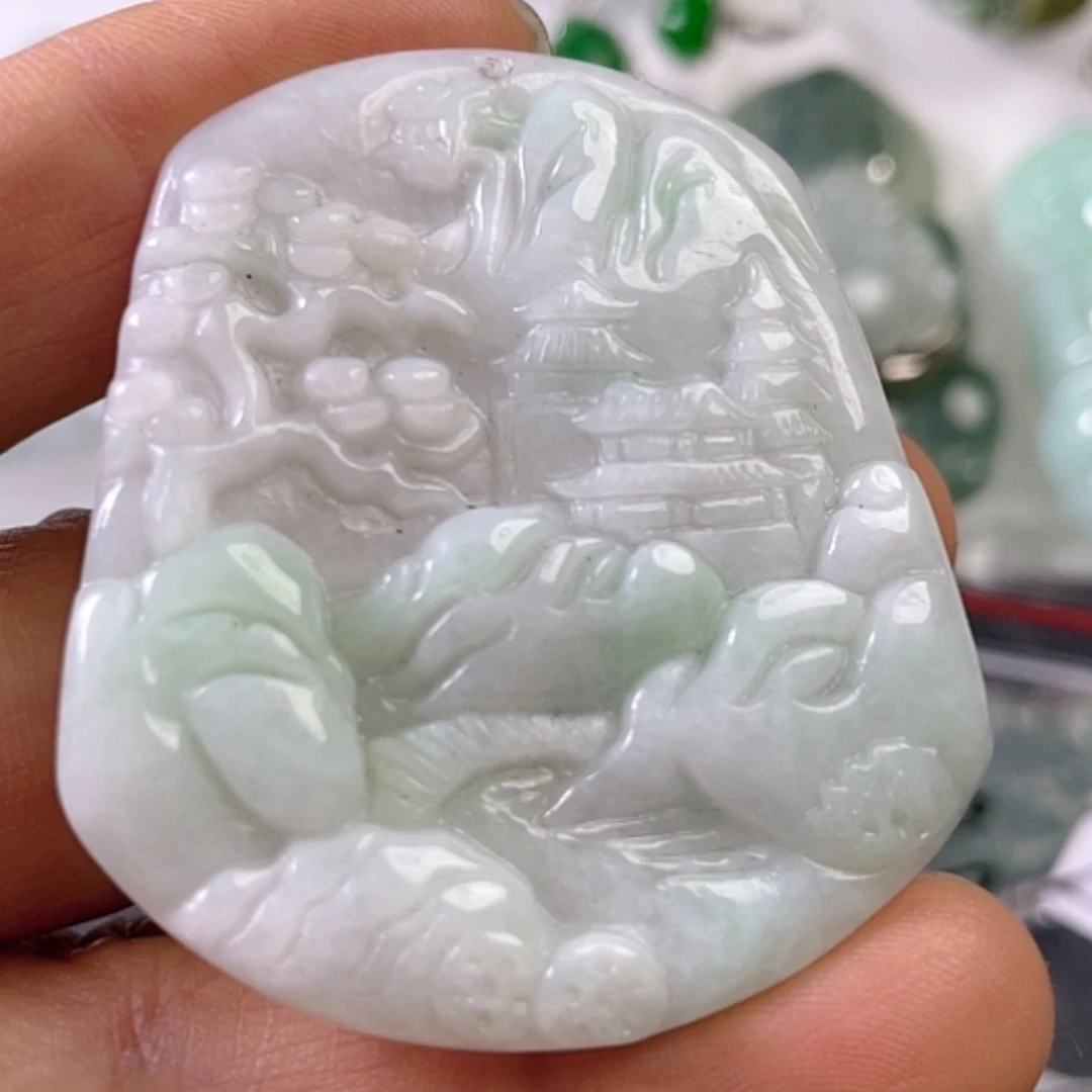 【闪购商品】翡翠吊坠(不含链)未镶嵌