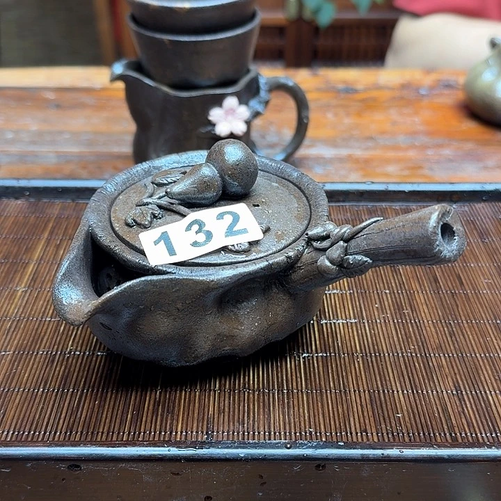 纯手工制作粗陶茶具