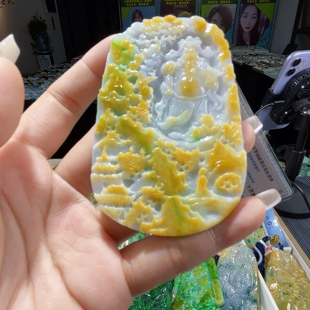 颈饰未镶嵌翡翠一