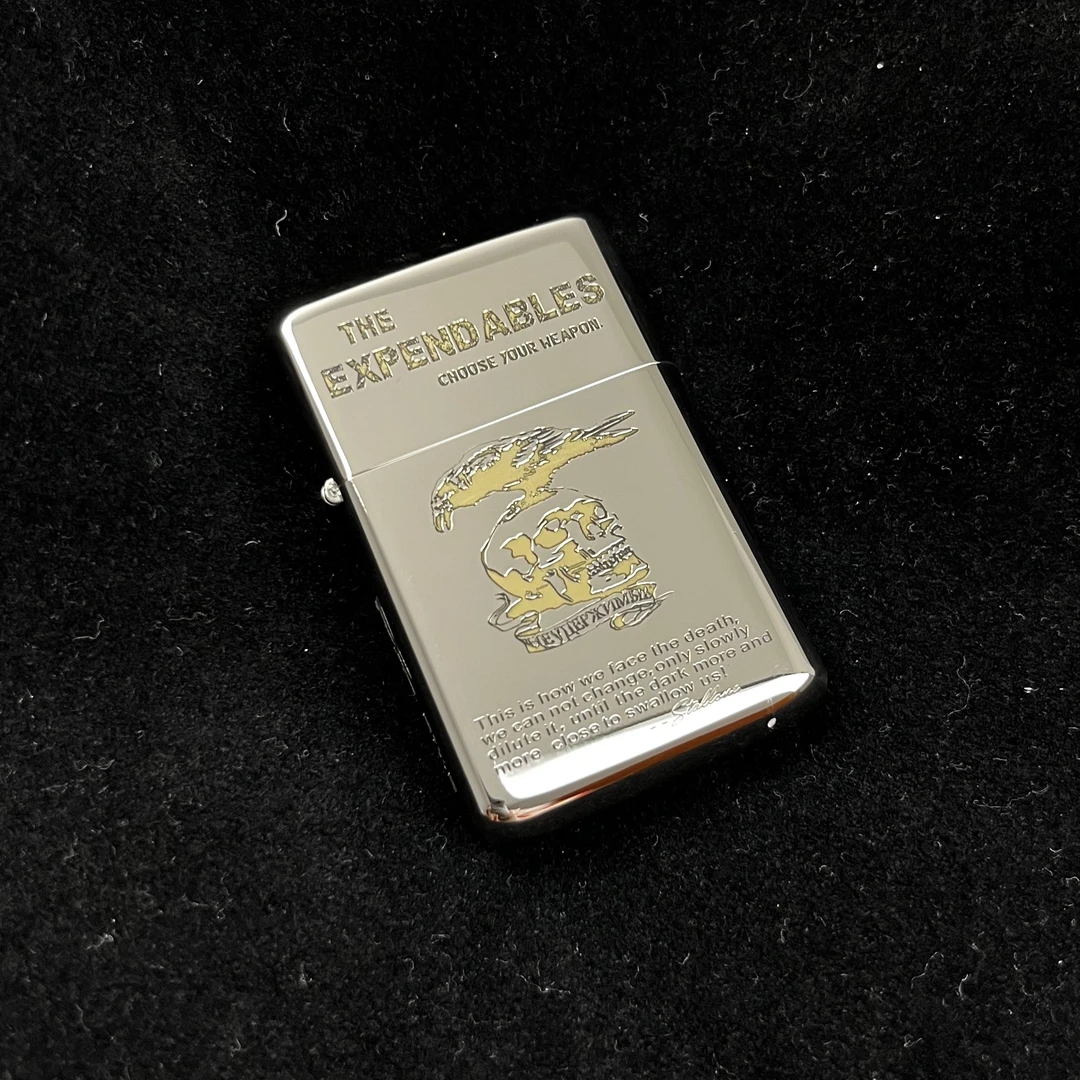 ZORRO佐罗正品790白镍敢死队三代密封油仓防风创意煤油打火机