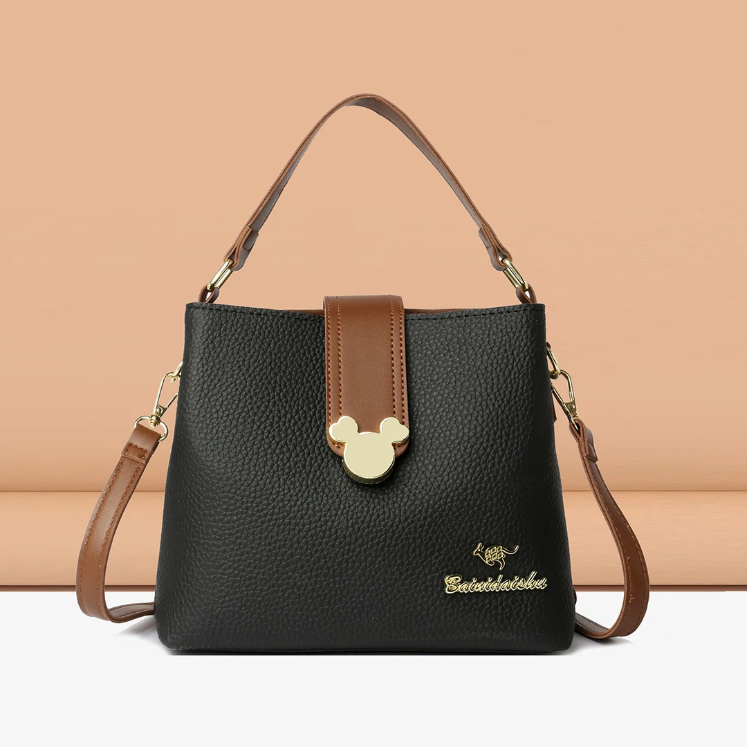 【T】新款时尚百搭潮流轻奢女包斜挎包8468黑色