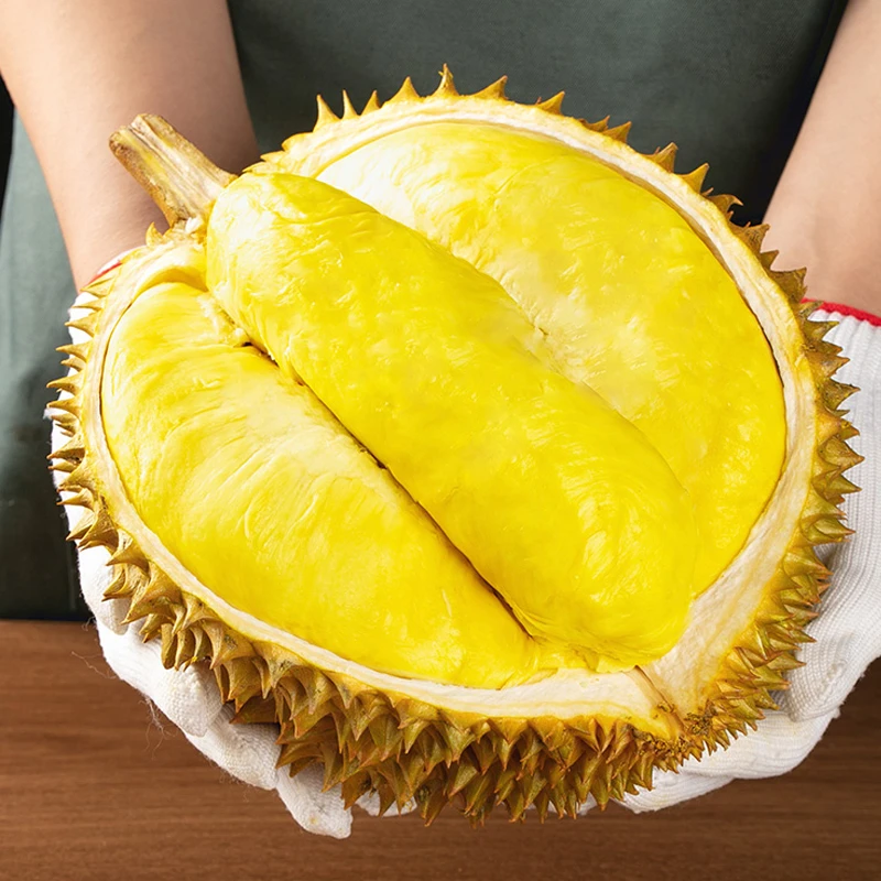【中海国际店】树熟金枕鲜榴莲A果核小2-8斤可选【烟台小时达】同城送金枕泰国