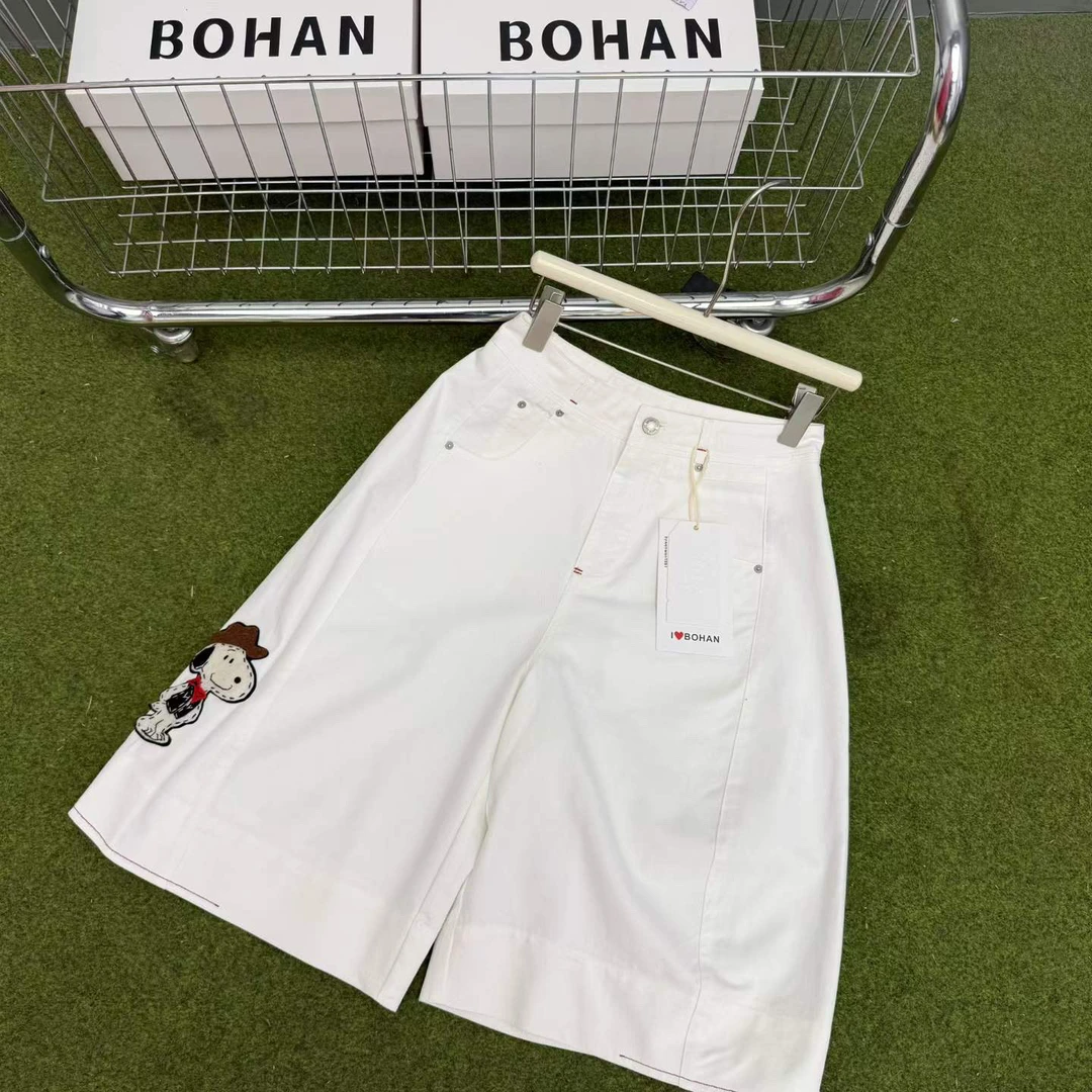 6447#深圳BOHAN秀秀家夏季新品史努比卡通图案宽松阔腿