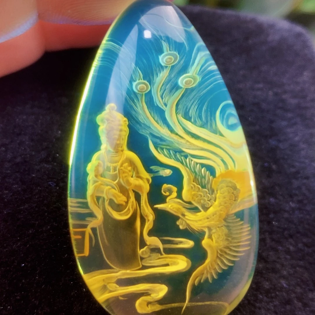 【闪购商品】金珀吊坠(不含链)未镶嵌