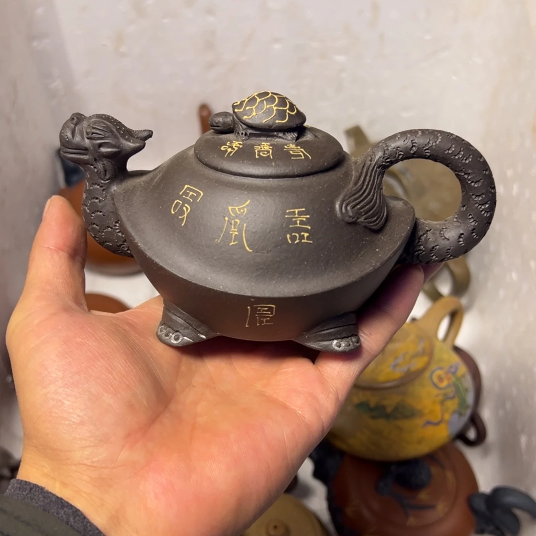 茶壶紫砂宜兴原矿紫砂壶280毫升容量