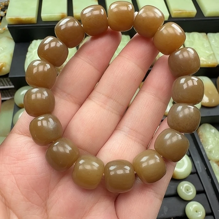 和田玉未镶嵌套链