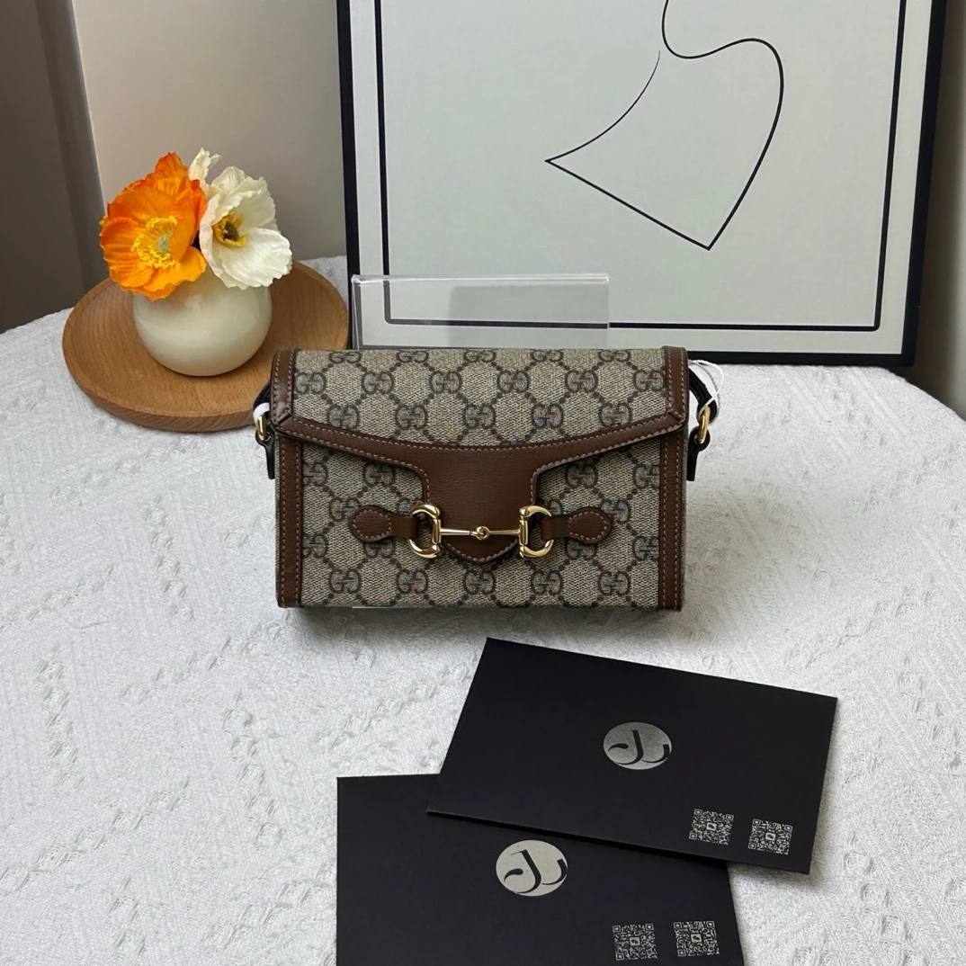 95新 GUCCI/古驰 横版1955手机包/JWC256