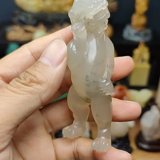 寿山石印石手把件手把件