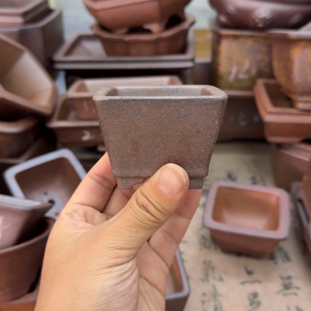 紫砂花盆98号宜兴紫砂正品6x4