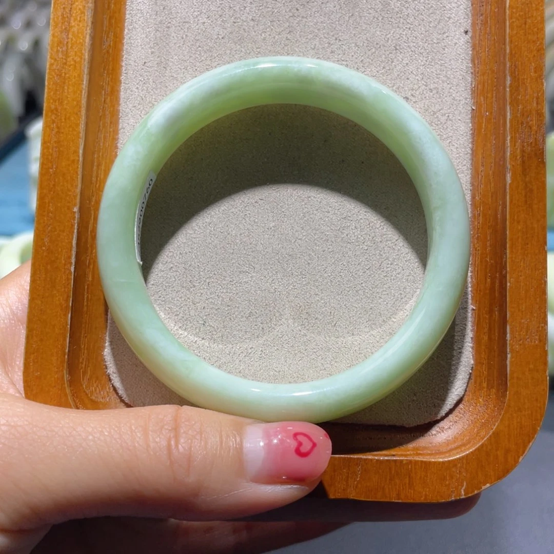 未镶嵌手镯蓝田玉（蛇纹石化大理石玉）锦*记
