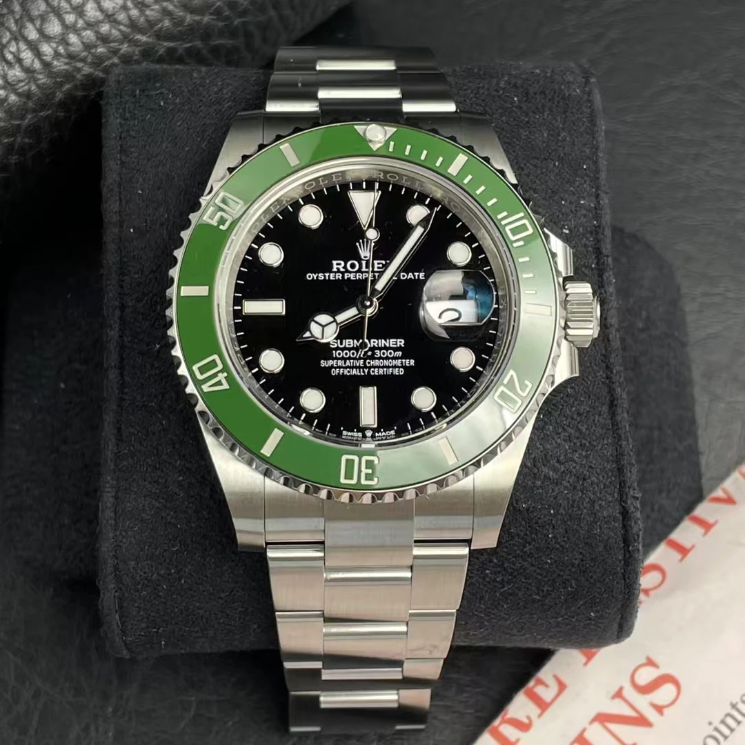 未使用 Rolex/劳力士 劳大/126610绿水鬼/41mm/25年全新全套