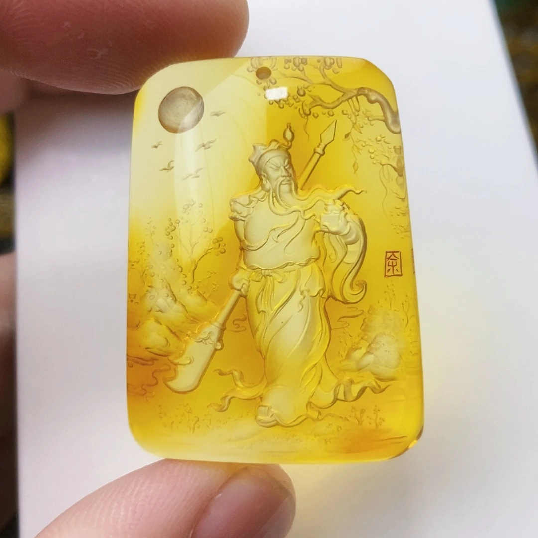 【闪购商品】未镶嵌吊坠(不含链)金珀
