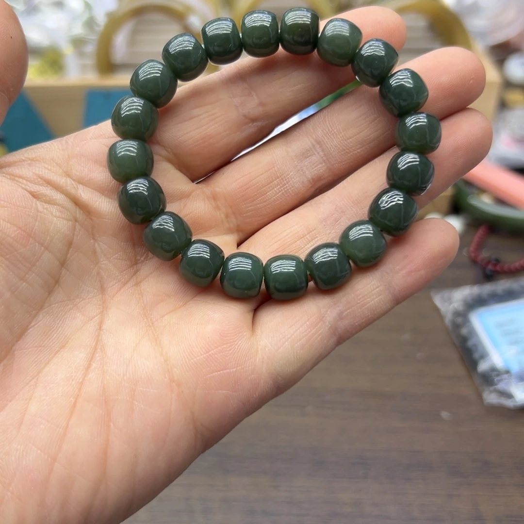 和田玉未镶嵌手链944