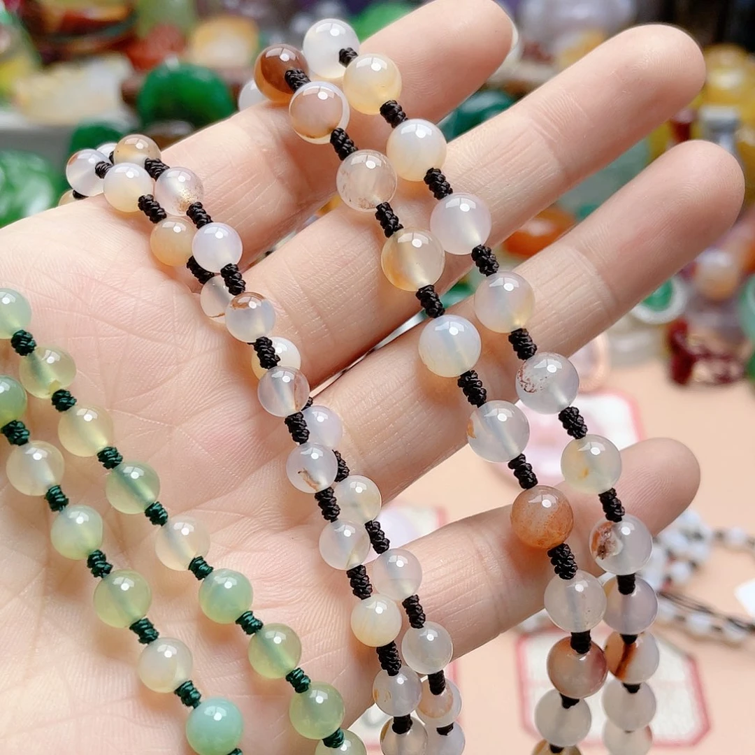 玛瑙/玉髓合金颈饰放**切