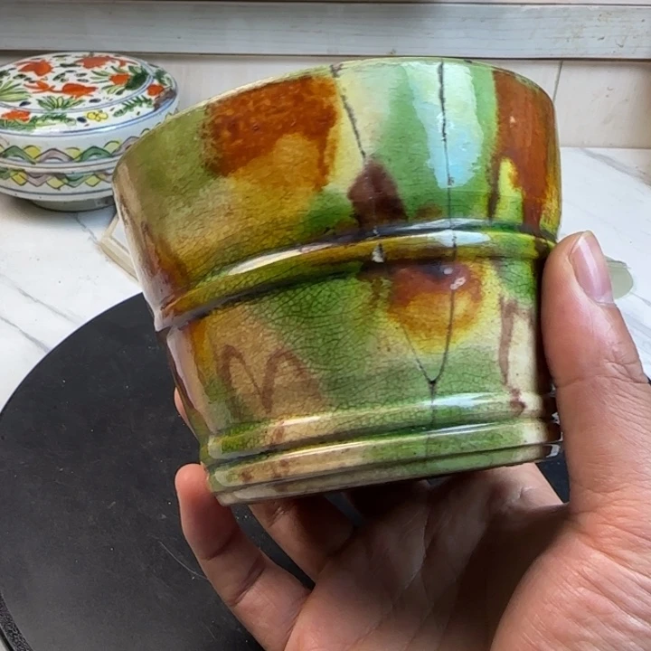 兀***）碗三彩碗有线不包邮