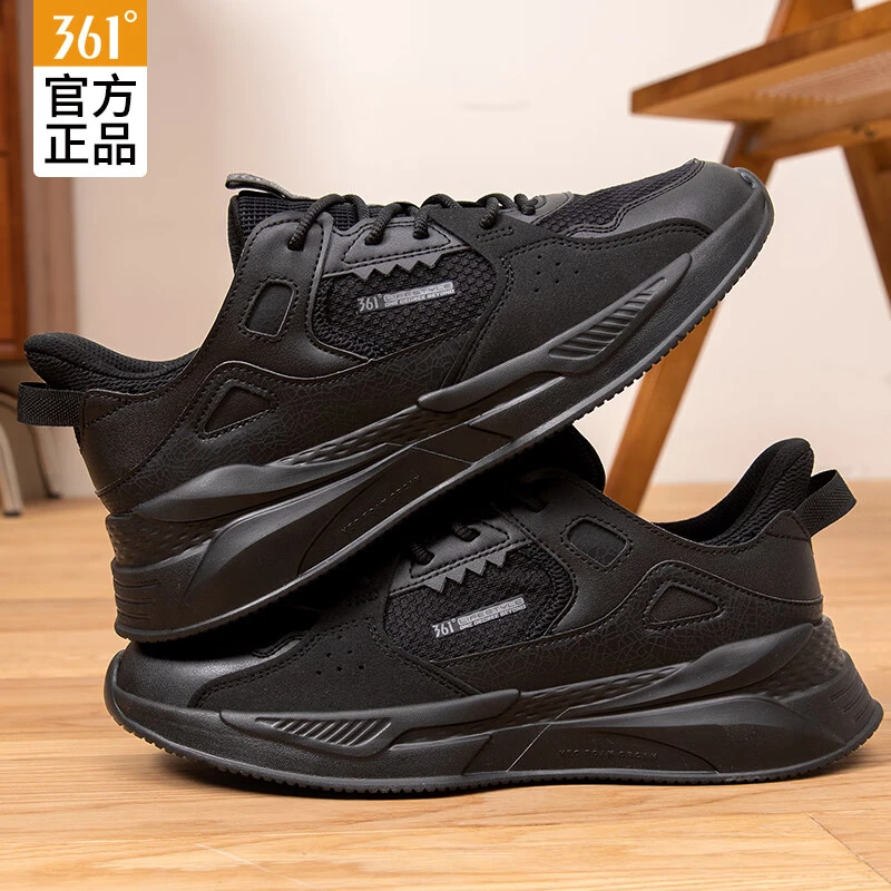 361男鞋运动鞋2025新款秋冬男款百搭休闲鞋子网面透气减震跑步鞋