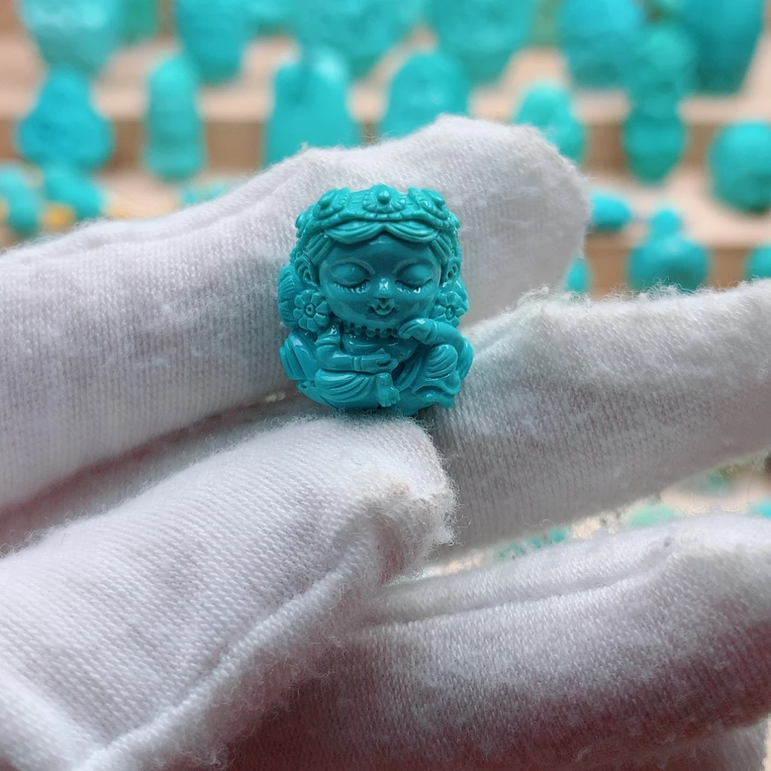 绿松石未镶嵌配饰