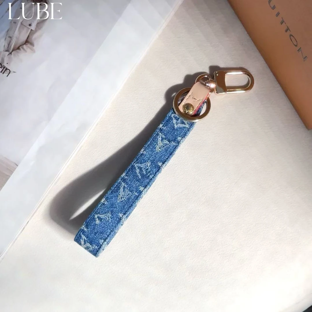 【丹宁挂绳】歪歪高定手工手机链适用于安卓苹果手机壳