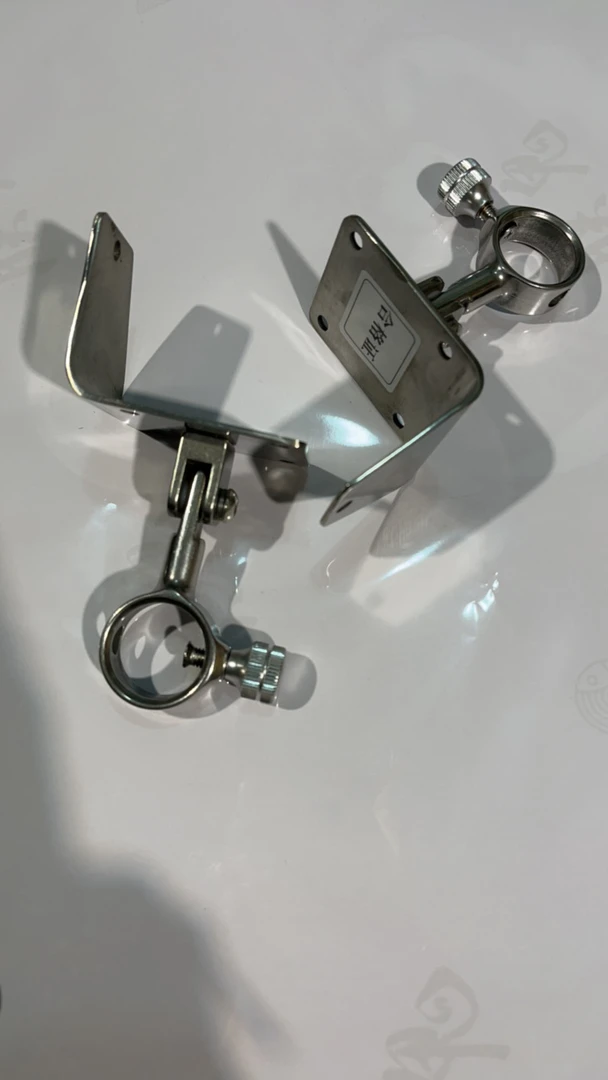 不锈钢直角钓箱专用伞架金色银色