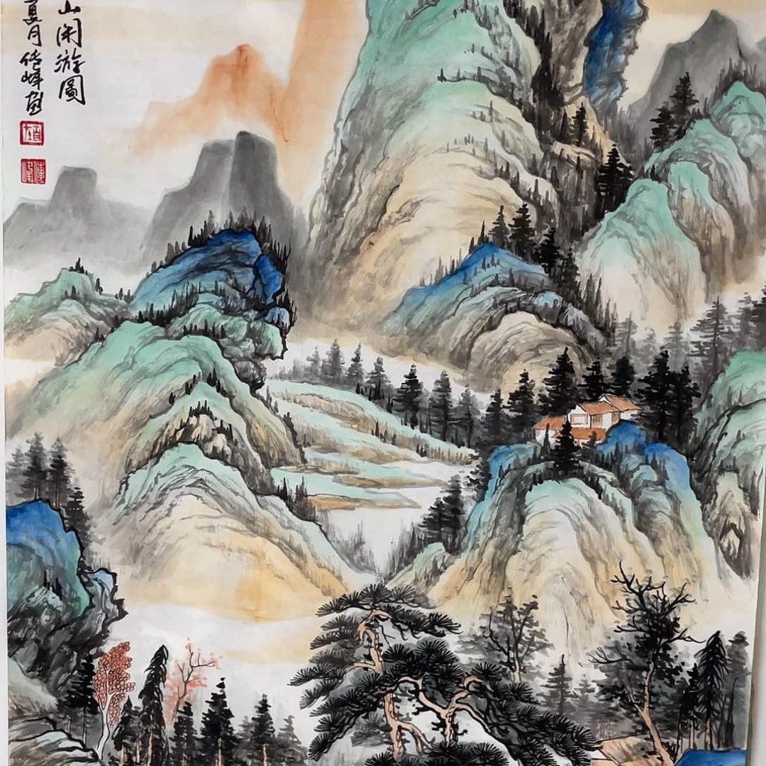 国画纯手绘国画作品
