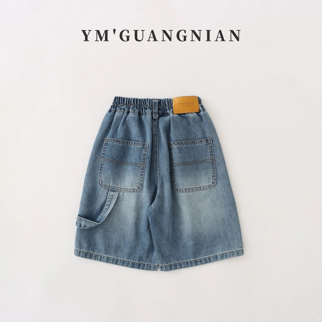 【Z&K】夏款男童洋气舒适休闲儿童服装韩版七分牛仔裤zk-6211170