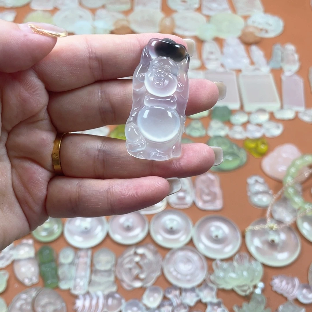 未镶嵌蛇纹石玉开孔不退不换