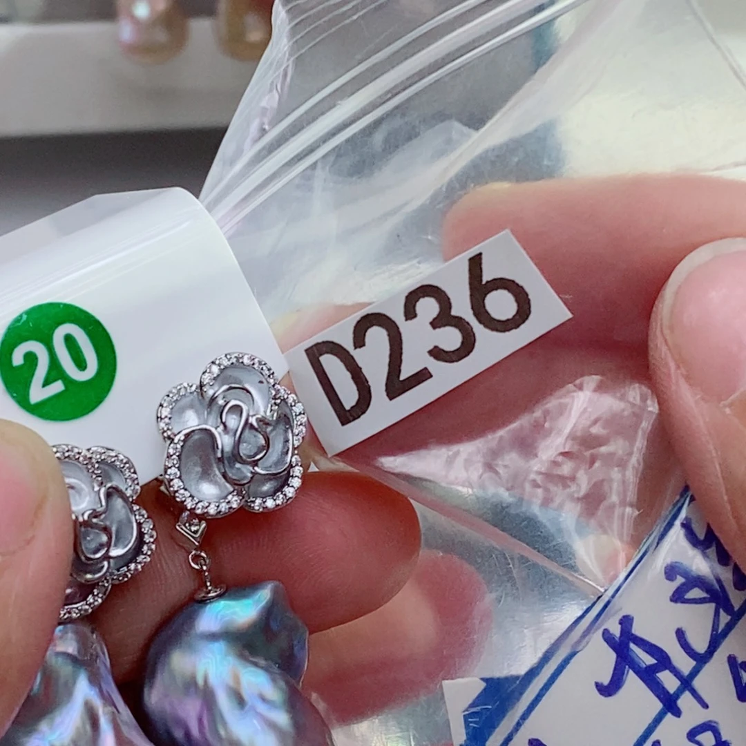 冰***淋淡水珍珠银S925镶嵌其他