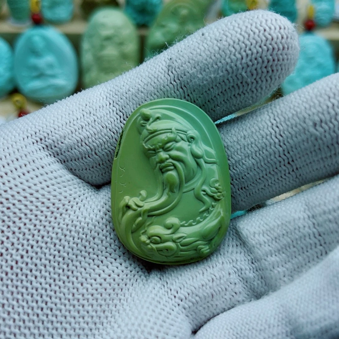 绿松石银S925镶嵌珠宝奇石