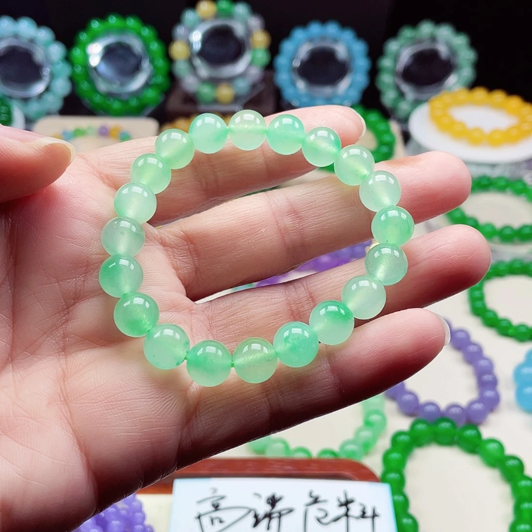 翡翠未镶嵌颈饰卡10翡翠珠链男女款11