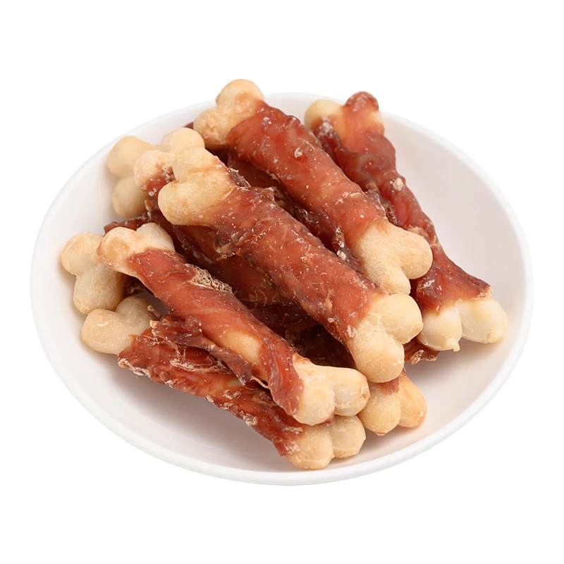 A-76-鸭肉钙奶骨80g工厂自产200种每日鲜宠物零食狗零食营养更全