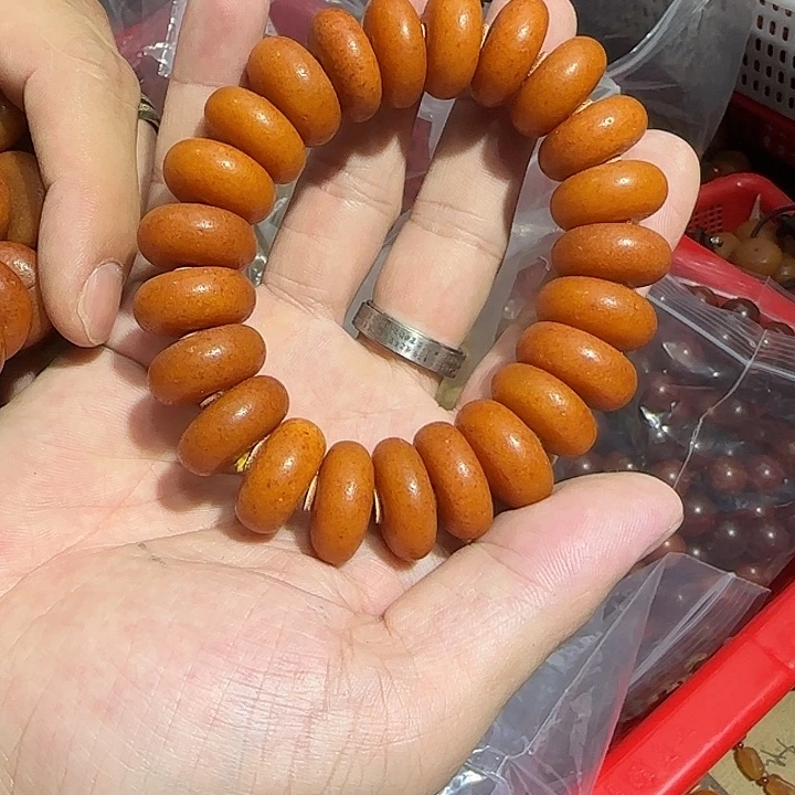 20橘皮饼子手串多样性发其一