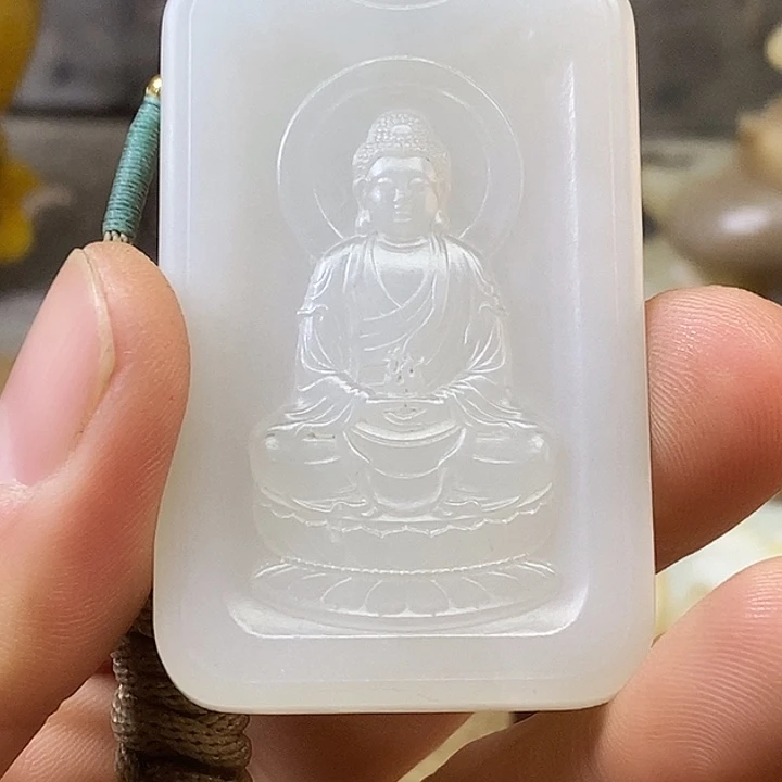 和田玉（糖玉）挂件未镶嵌
